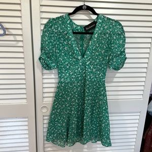 Silk green dress - Ozzie dress